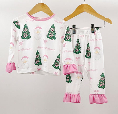 Pink Santa Pyjama's