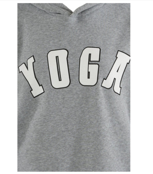 Ladies Grey Yoga Hoodie