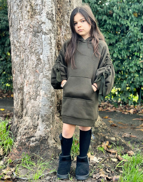 Khaki Neriah Jumper Dress