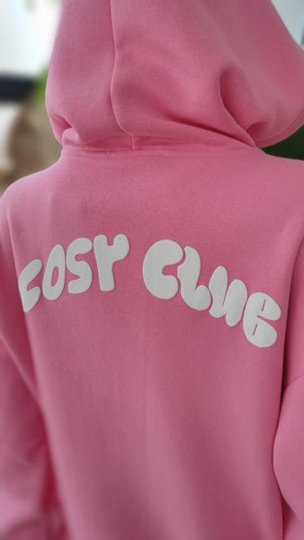 Teenage/Ladies Pink Cosy Club Tracksuit