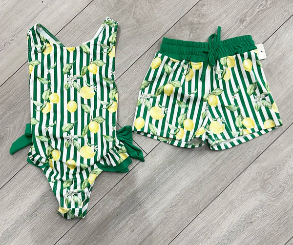 Lemon Swimming Shorts
