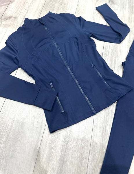 Teenage/Ladies Navy Lulu Gym Set