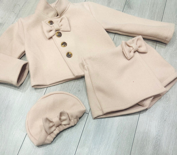 Peachy Pink Luella 3 Piece Skort Set