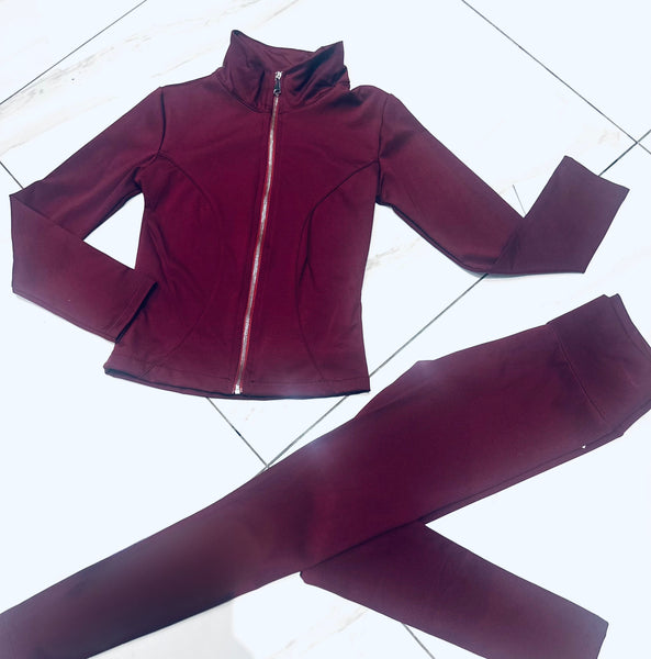 Burgundy Orazia Gym Sets
