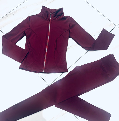 Burgundy Orazia Gym Sets