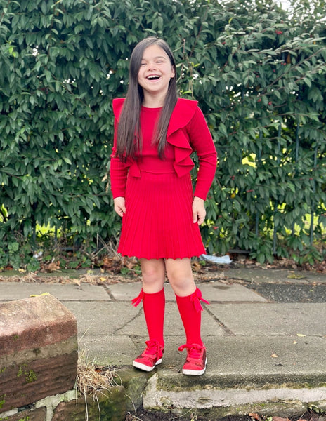 Red Alora Knit Dress