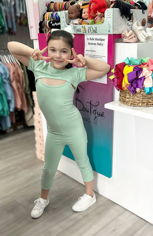 Green Chaka 2 Piece Jumpsuit