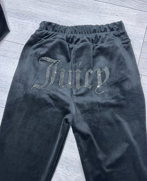Black Juicy Studded Tracksuit