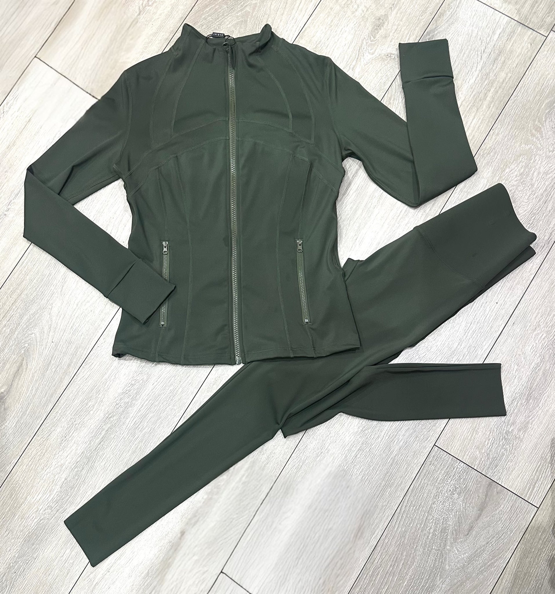 Teenage/Ladies Khaki Lulu Gym Set