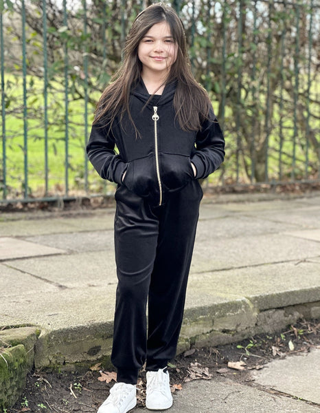 Black Juicy Studded Tracksuit
