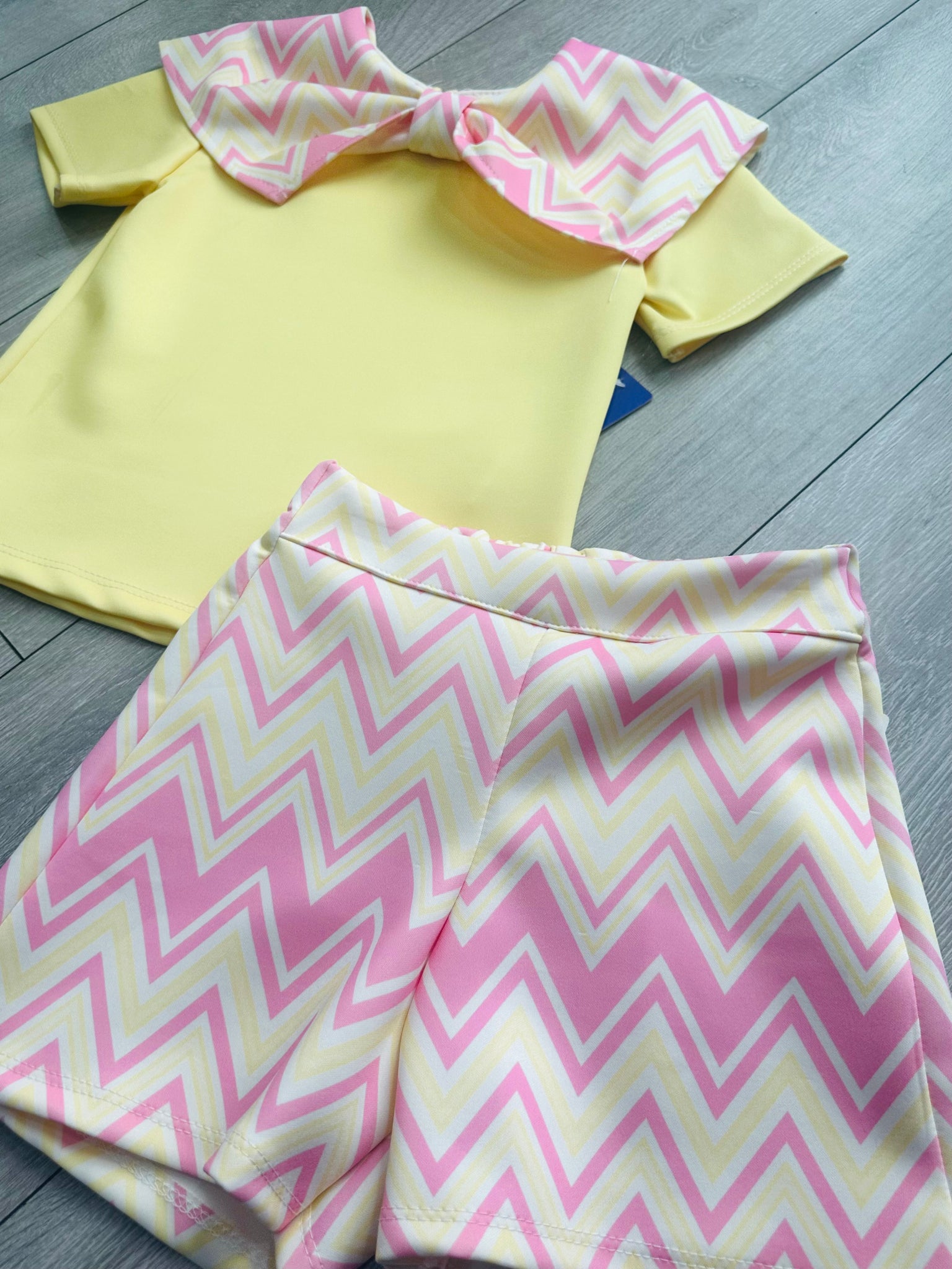 Yellow Siara Shorts Set