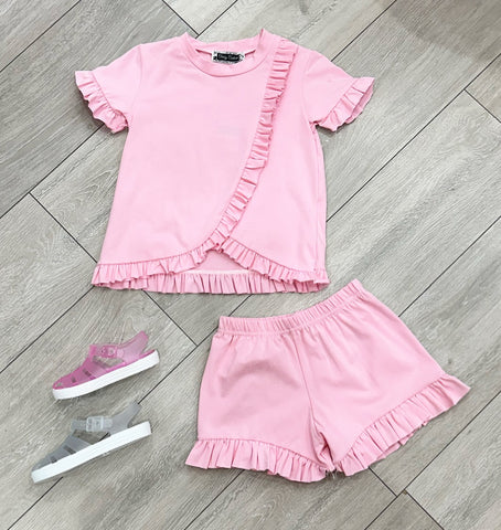 Pink Sofia Shorts Set