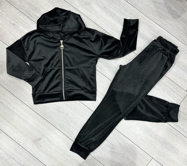 Black Juicy Studded Tracksuit
