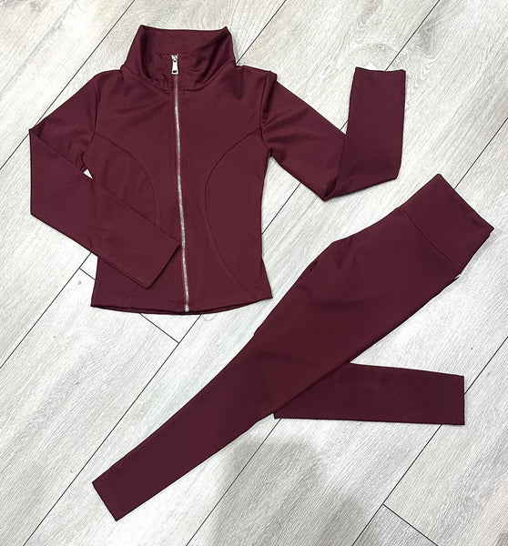 Burgundy Orazia Gym Sets