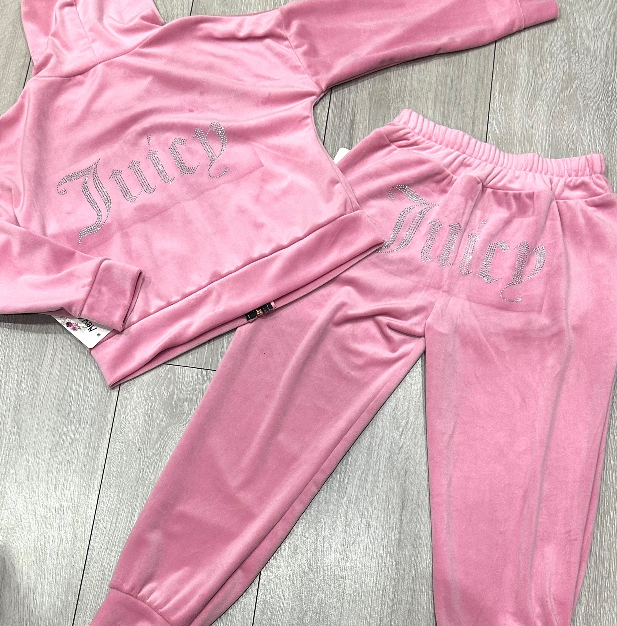 Pink Juicy Studded Tracksuit