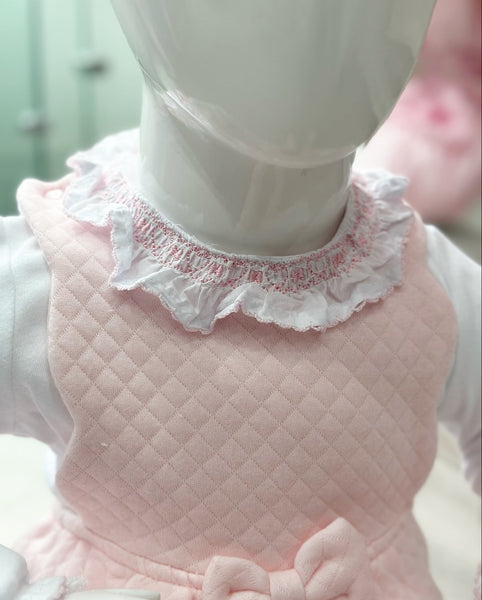 Pink Novalie 2 Piece Dungaree Set