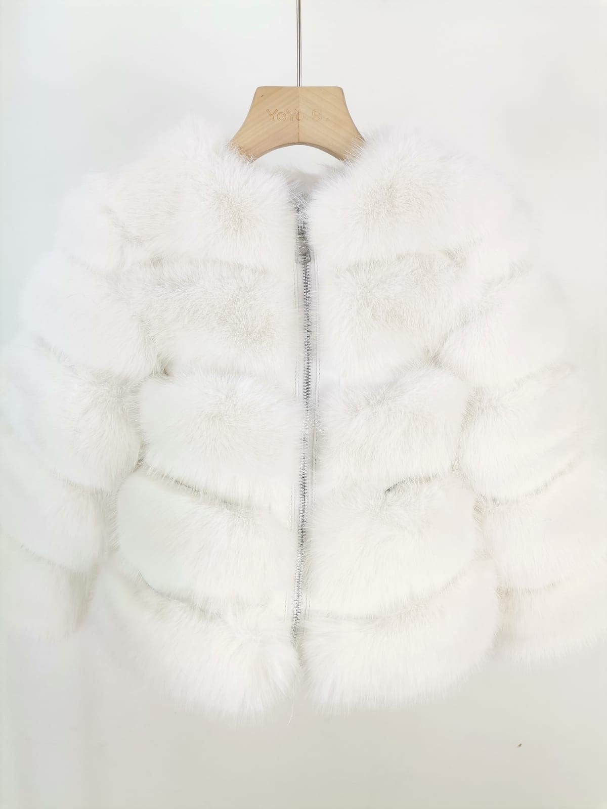 White Salacia Faux Fur Jacket