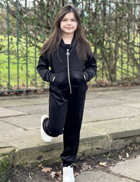 Black Juicy Studded Tracksuit