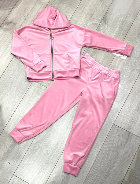 Pink Juicy Studded Tracksuit