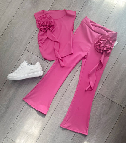 Cerise Pink Kaliyah Pants Set