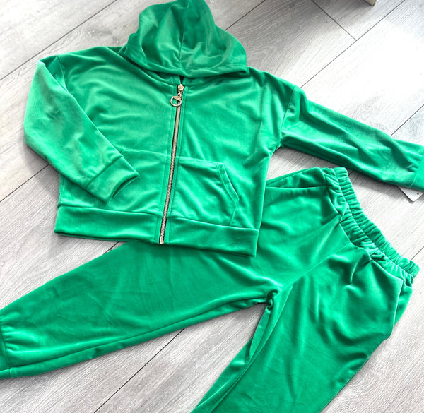 Green Juicy Studded Tracksuit