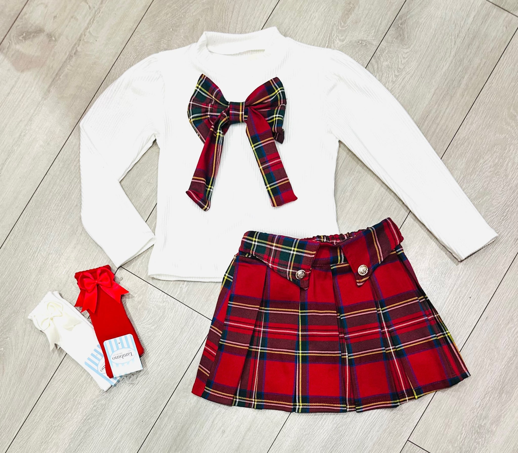 Red Petula Skort Set