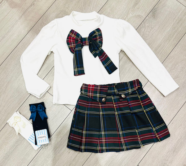 Navy Petula Skort Set