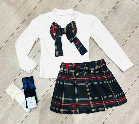 Navy Petula Skort Set