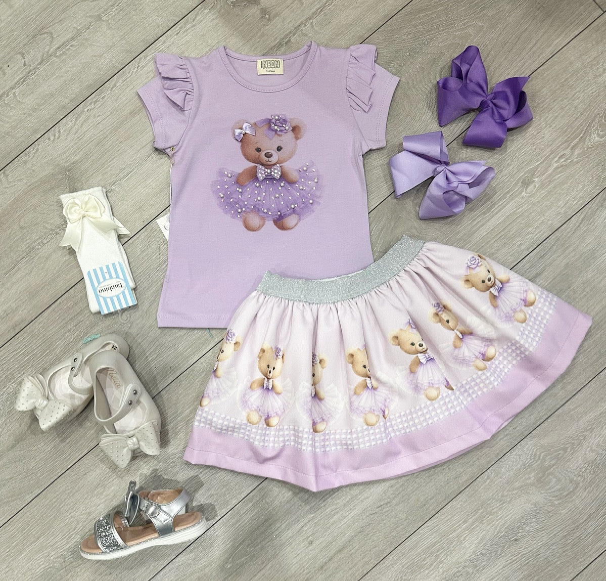 Lilac Elsie Skirt Set