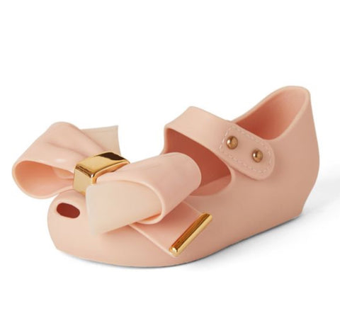 Pink Roxy Bow Jelly Shoes
