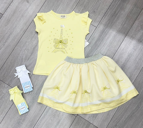 Yellow Bryony Skirt Set