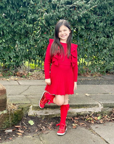 Red Alora Knit Dress