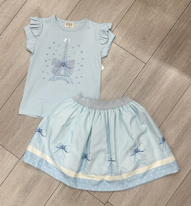 Blue Bryony Skirt Set