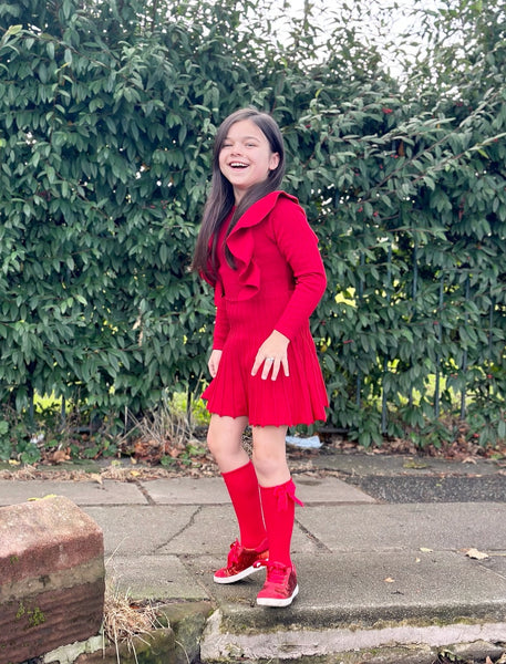 Red Alora Knit Dress