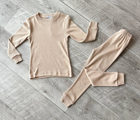 Beige Freddie Pants Set