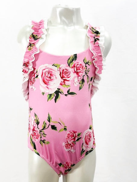 Pink Aurora Swimming Costume