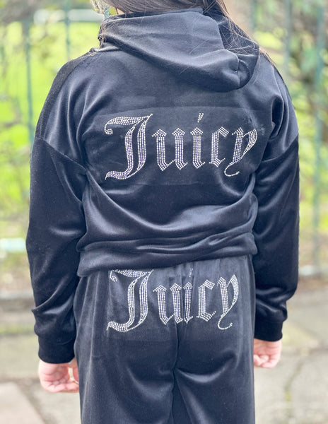 Black Juicy Studded Tracksuit