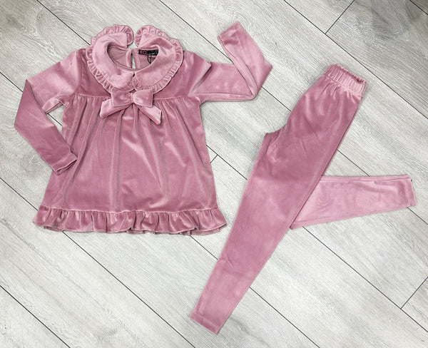 Pink Ella Bow Pyjama's