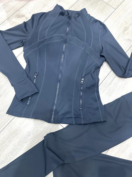 Teenage/Ladies Charcoal Lulu Gym Set