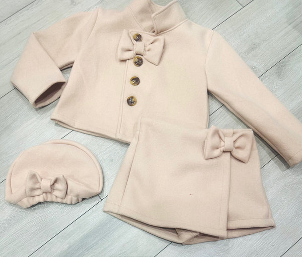 Peachy Pink Luella 3 Piece Skort Set