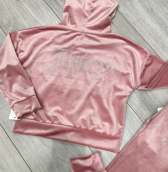 Pink Juicy Studded Tracksuit