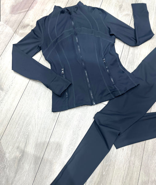 Teenage/Ladies Charcoal Lulu Gym Set