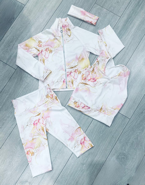 ZAHARA Pink 4 Piece Gym Set