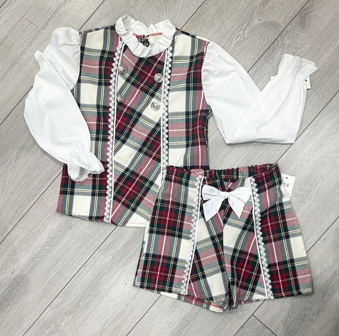 White Mahika Shorts Set