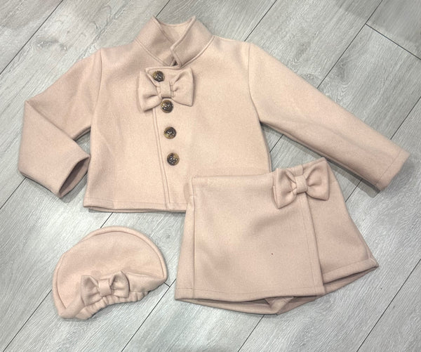 Peachy Pink Luella 3 Piece Skort Set