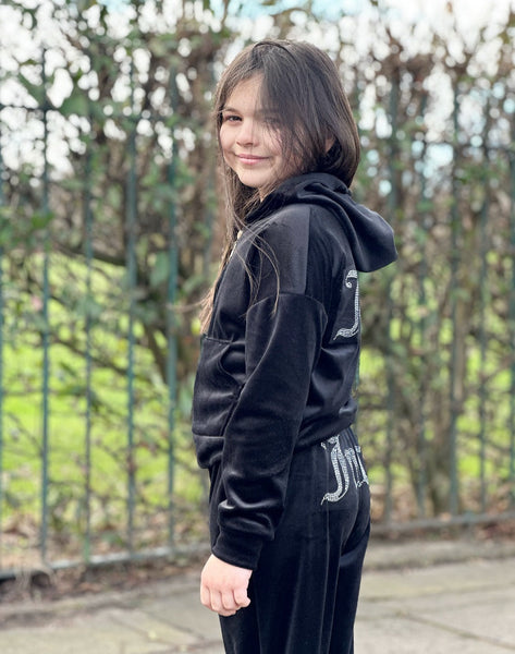 Black Juicy Studded Tracksuit