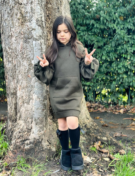 Khaki Neriah Jumper Dress
