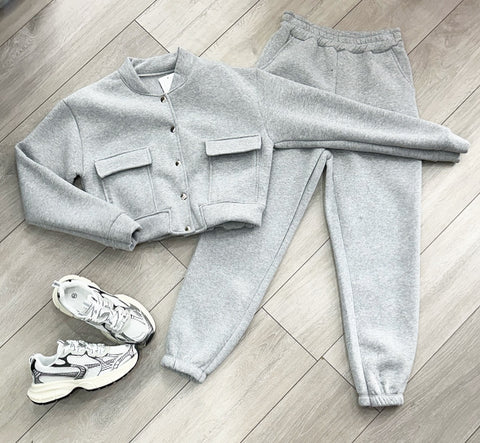Teenage/Ladies Grey Blaire Tracksuit