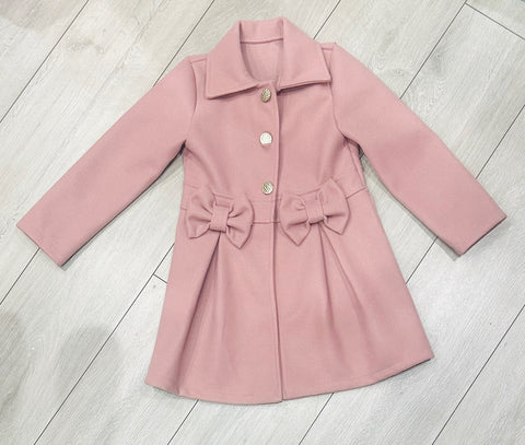 Pink Brianna Bow Coat