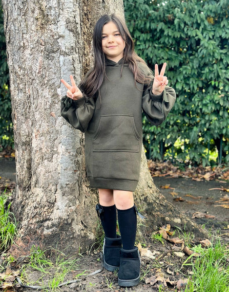 Khaki Neriah Jumper Dress